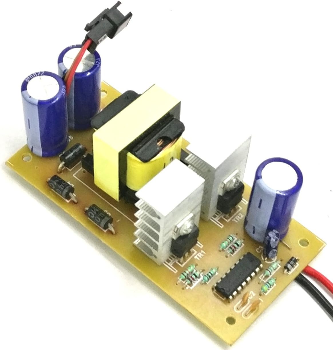 DIY 12V DC To 24 V DC Converter Power Supply 3055 Transistor 4440 Ic Kit Module Multicolor