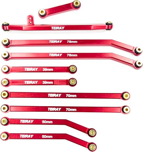 Miniatura 5 de SCX24 Links actualiza la barra de dirección de automóvil RC Crawler de alta liquidación para SCX24 Gladiator 124 RC Crawler Car Axial AXI00005 10