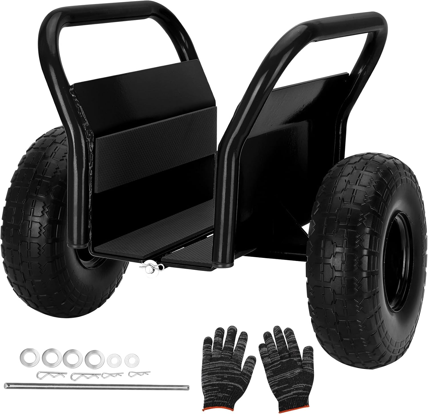 Carrello portapannelli WOUDY 453,6 kg, nero
