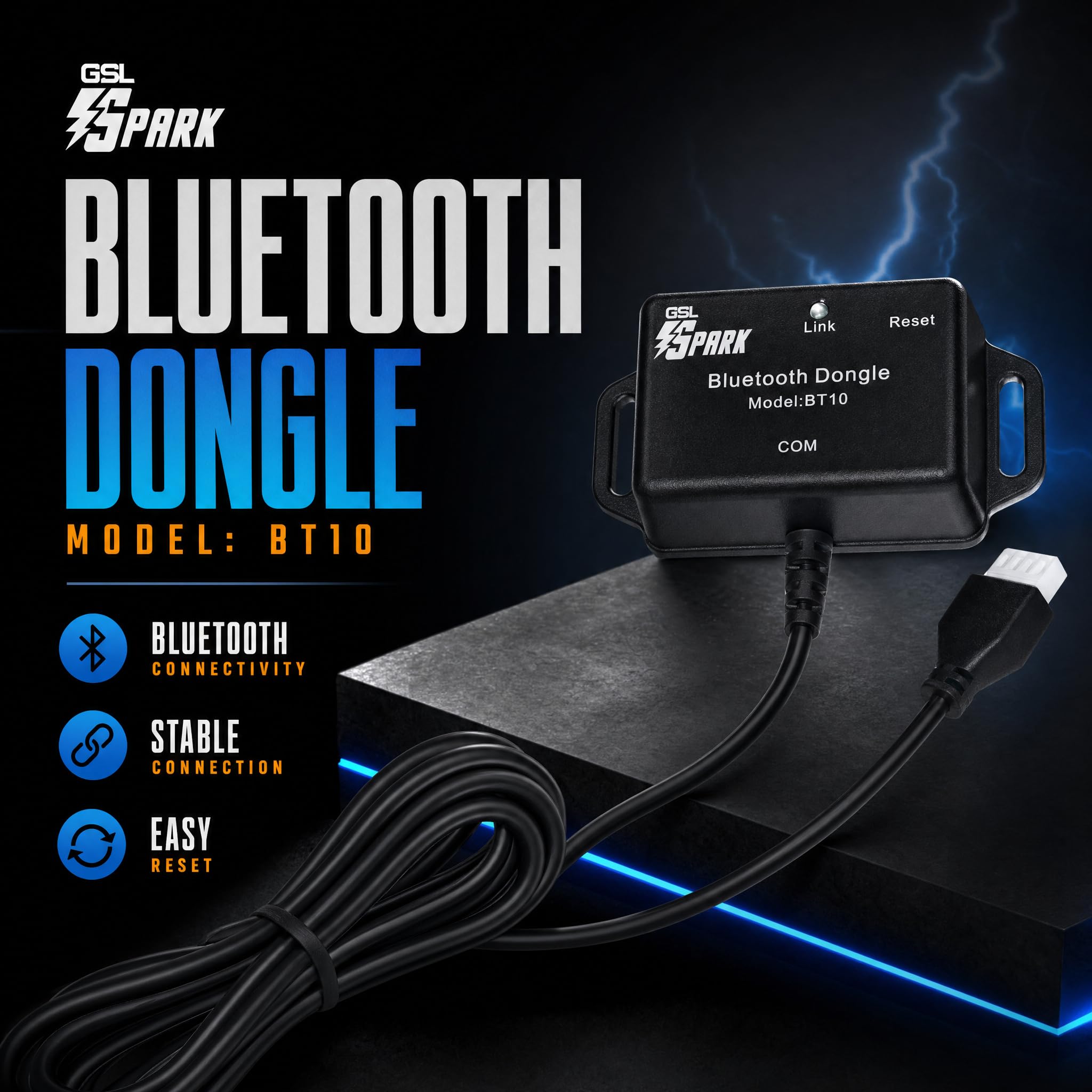 Clé Bluetooth Spark pour contrôleurs Spark MPPT et chargeurs DC vers DC.
