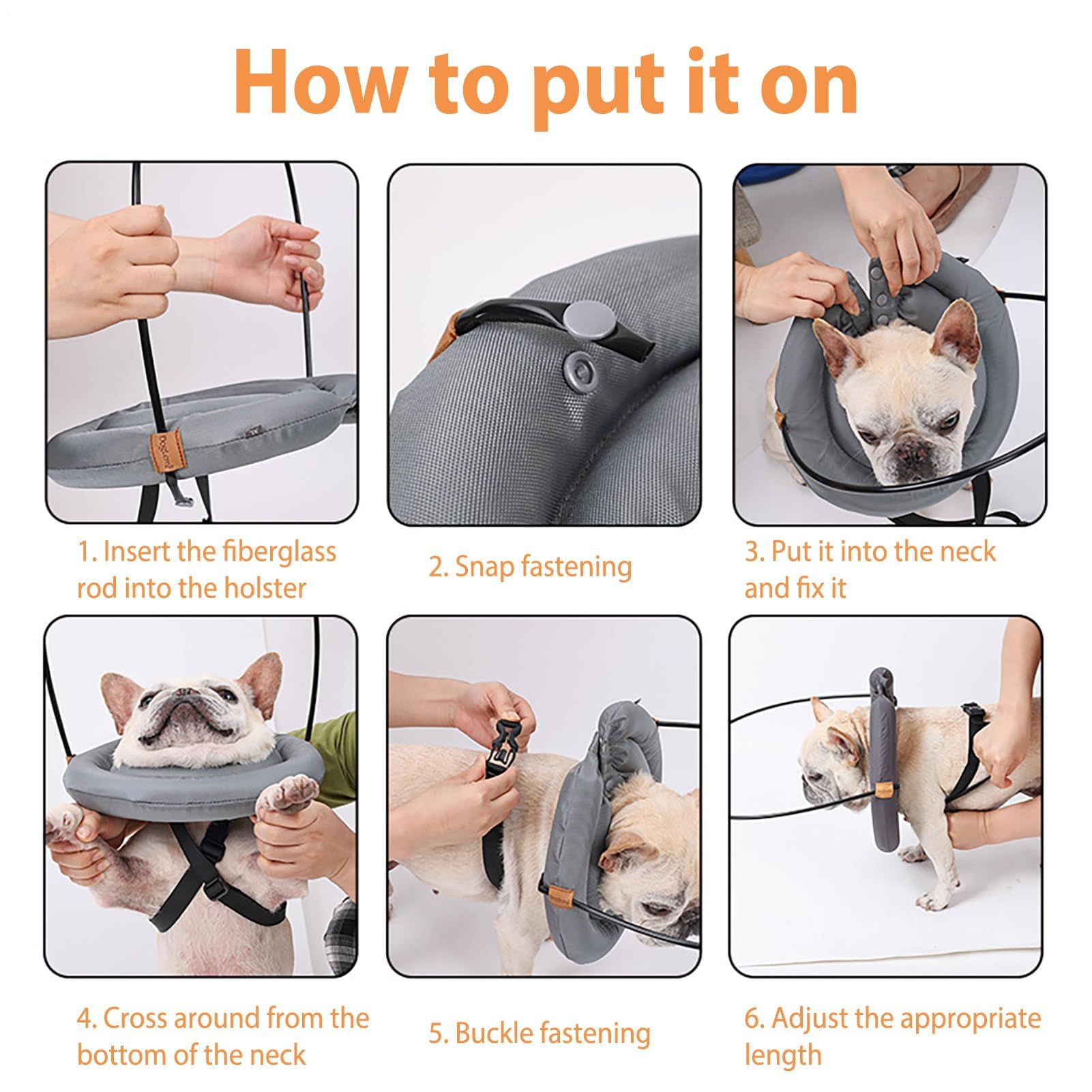 Halo-Leitgerät Blinde Hunde, Schutzhalsband for Blinde Hunde, Effektive Barriere for Sichere Navigation Und Stärkung des Selbstvertrauens Bei Hunden(XX-Large)