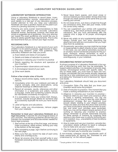 Miniatura 3 de BookFactory Cuaderno de laboratorio sin carbono para estudiantes, 100 juegos de páginas (8.5 x 11 pulgadas) (duplicador), páginas de cuadrícula