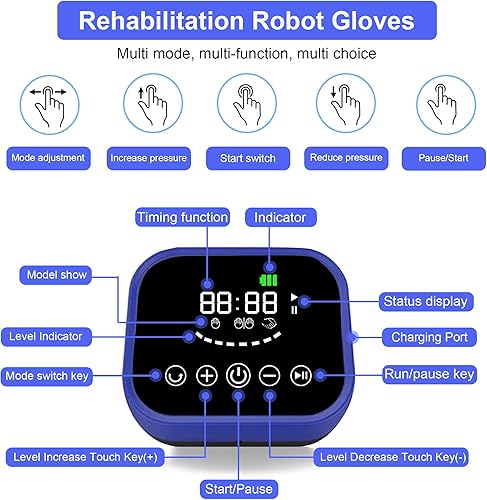 Miniatura 2 de Reabilitech Robot Reabilitech Guantes de Rehabilitación de dedo de mano Equipo de ejercicio para hemiplejia cerebral
