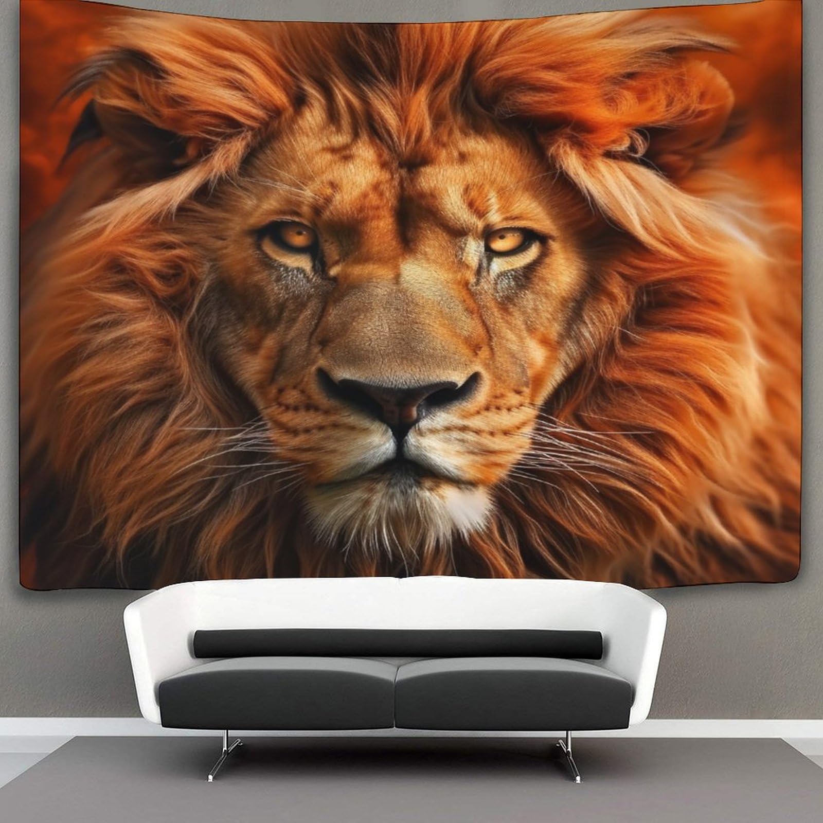 kaiyun Majestic Lion Tapestry,Animal Art Wall Hanging Decoration for Living Room Bedroom & Dorm 70cmx100cm