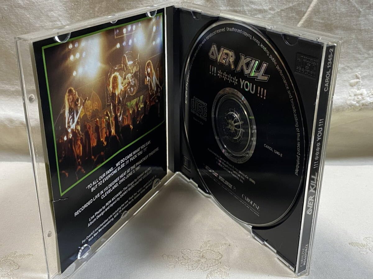 Amazon | OVERKILL - FUCK YOU CAROL盤 NIMBUSプレス 廃盤 レア盤