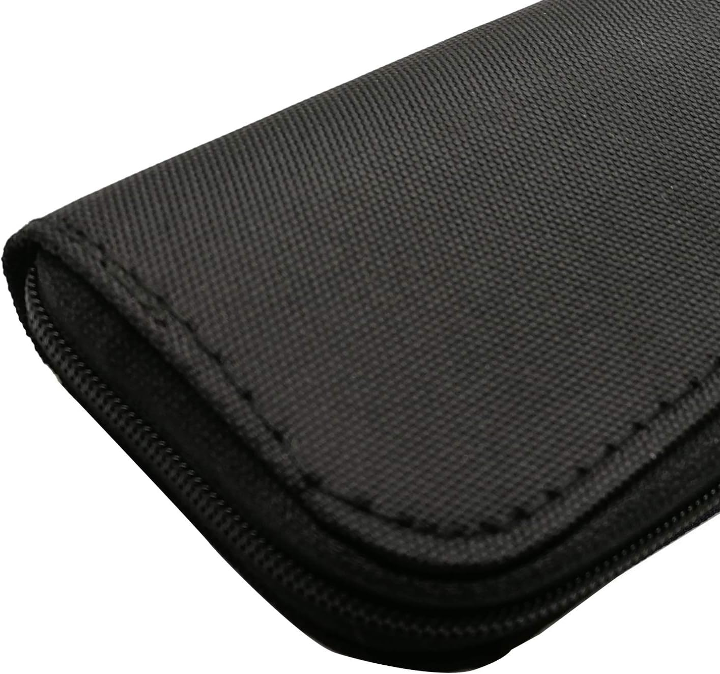 Memory Card Carrying Case - Suitable for Micro SD, Mini SD and 4X CF, Card Holder Bag Wallet for Media Storage Organization (Black)