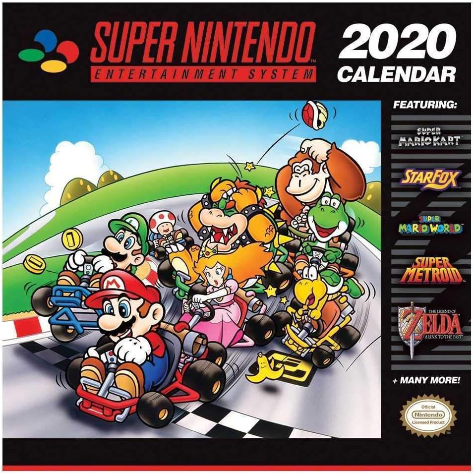 Nintendo Retro 2020 Calendar