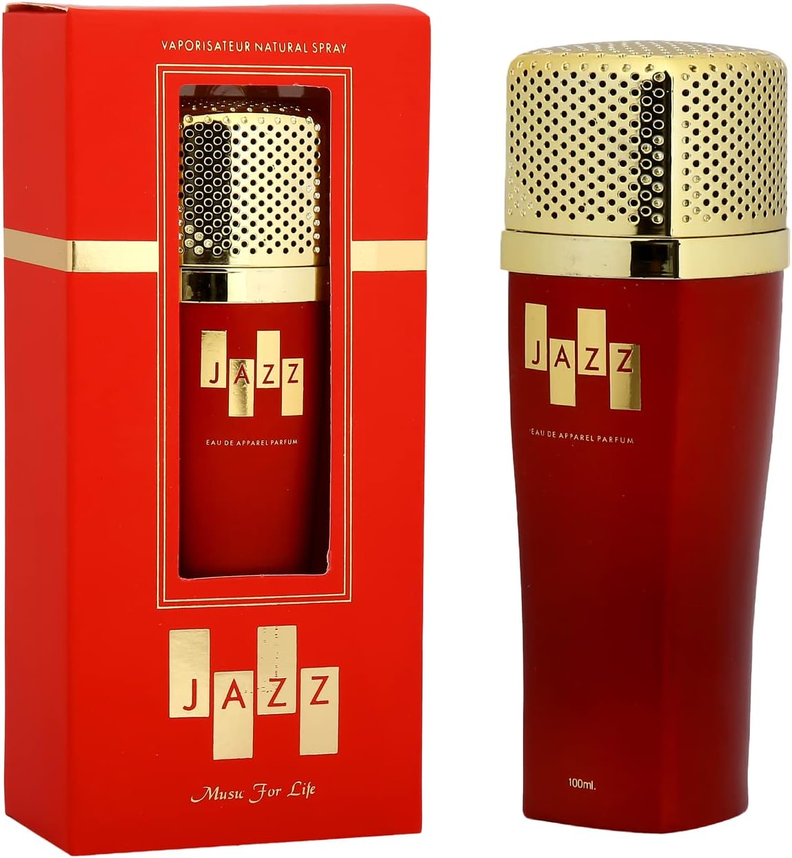 Oveo Jazz Mike RRed Eau de Apperal Perfume for Unisex-100 Ml