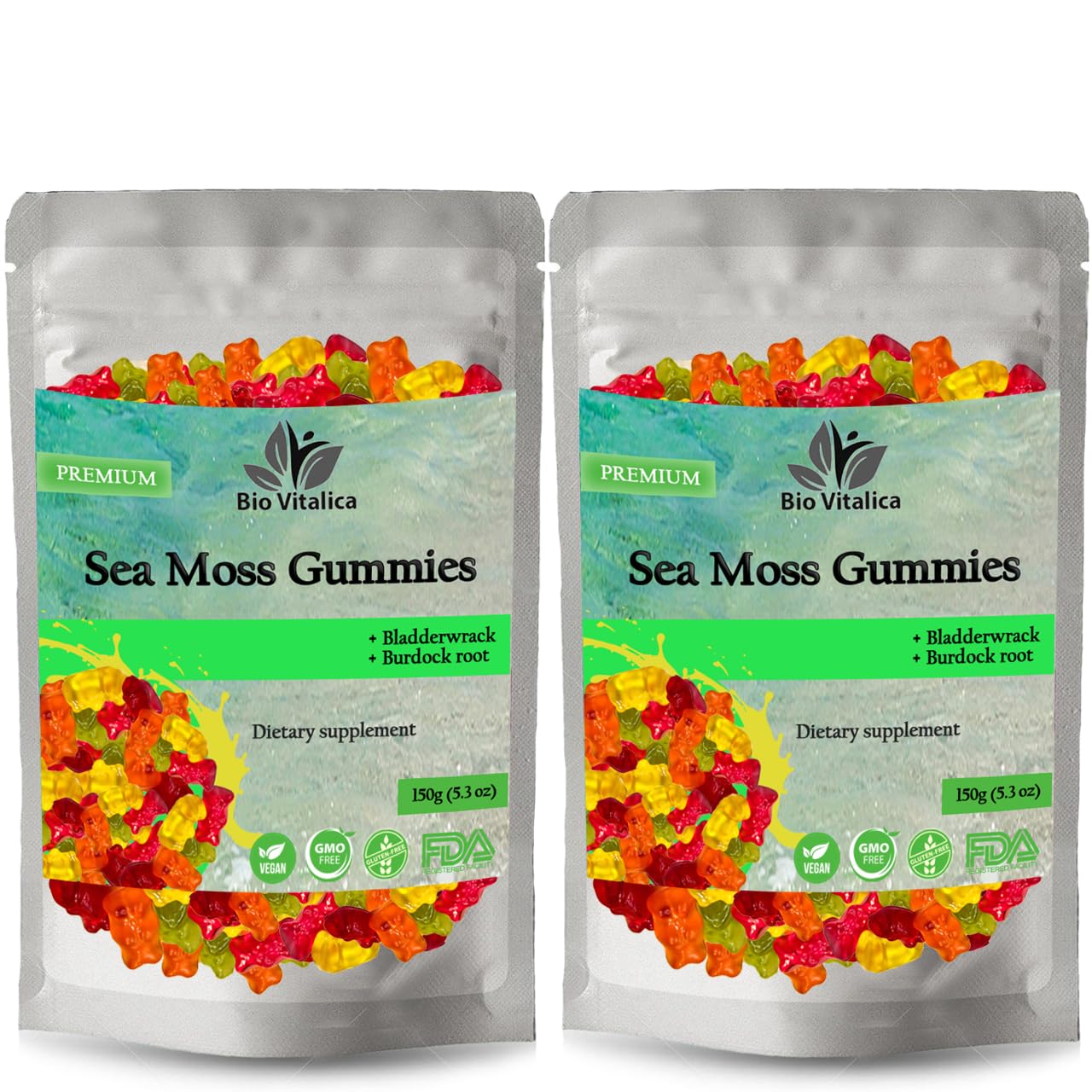 Amazon.com: BIO VITALICA Sea Moss Gummies – with Bladderwrack