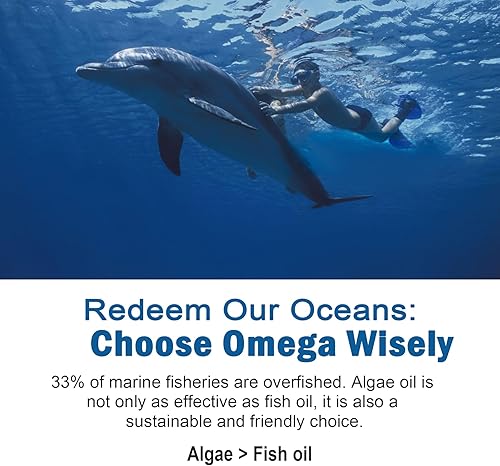 Miniatura 4 de Gomitas veganas Omega 3 de 1280 mg + vitamina D3 K2 (MK7), alternativa al aceite de pescado Omega 3 para adultos, con algas EPA 600 mg y DHA 400 mg,