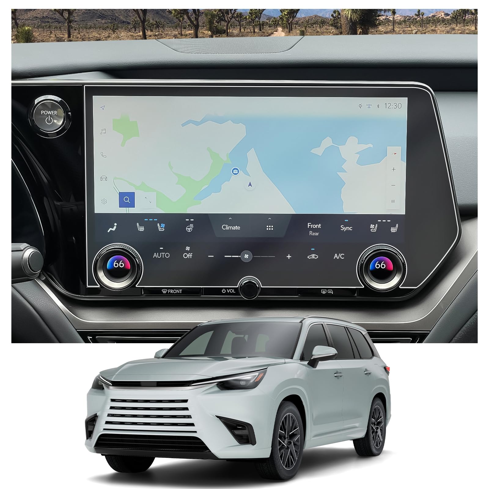 CDEFG 2PCS for 2023-2025 Lexus RX 350 &amp; TX 350 Screen Protector 14 Inch