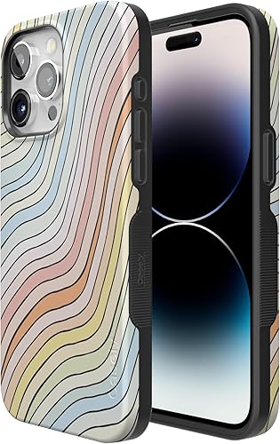 Vista 654 de Casely Funda para iPhone 15 Pro Jardín Secreto Flores mixtas Funda atrevida Compatible con MagSafe y botón de acción Jardín Secreto Floral