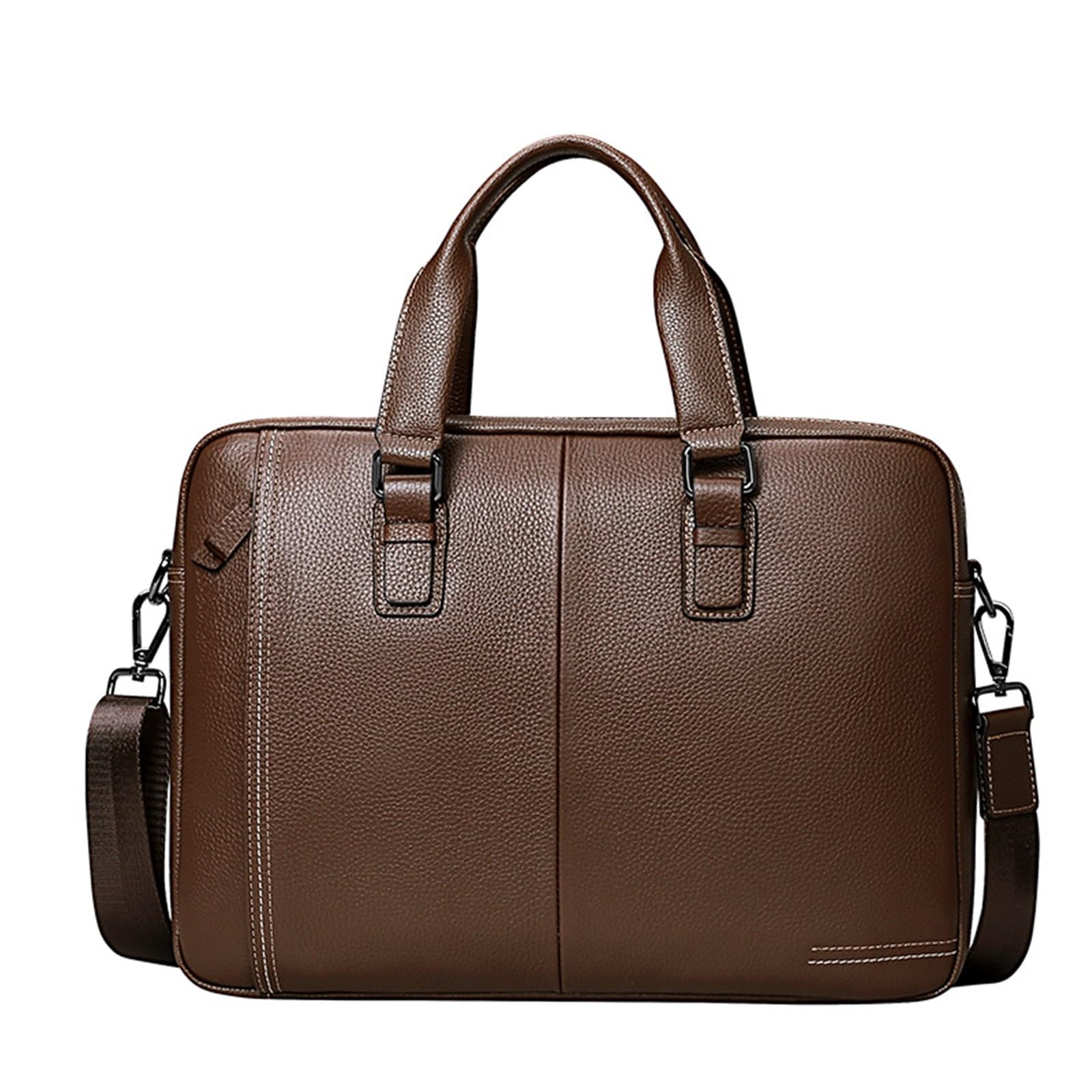 Borsa a tracolla Borsa in pelle per laptop da uomo 14 pollici in