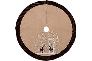 Rustic Holiday Tree Skirt: Discover the Allure of Winter under your Tree