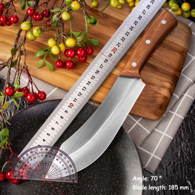 DAXXIN Meat Cleaver,Cleaver Knife, 7.5 inch Kitchen special butcher cutlass knife chef carving meat picking knife chopping chicken and duck slicing double kitchen knife
