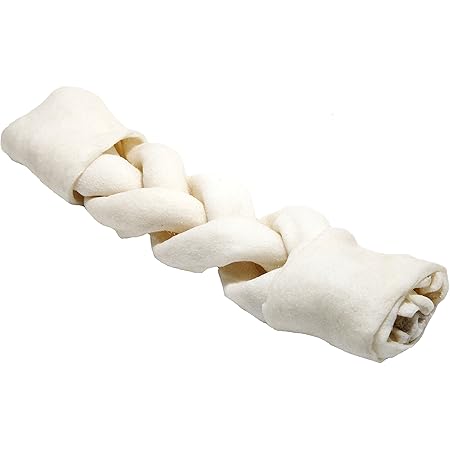 braided rawhide dog bones