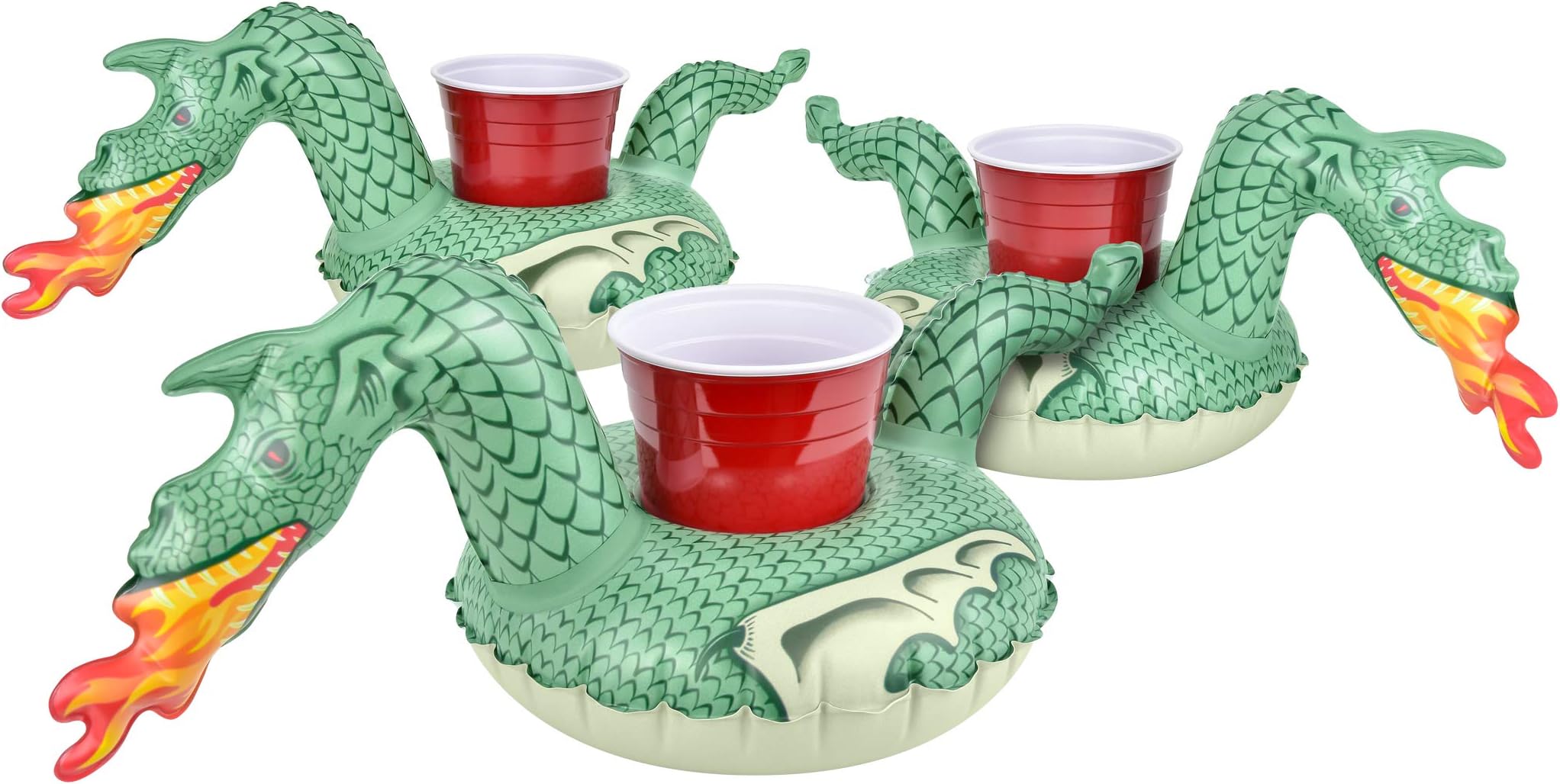 Inflatable Pool and Hot Tub Drink Holders (3 Pack) (Choose - Unicorn, Flamingo, Palm Tree and More)