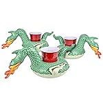 GoFloats Inflatable Pool and Hot Tub Drink Holders (3 Pack) (Choose - Unicorn, Flamingo, Palm Tree and More)