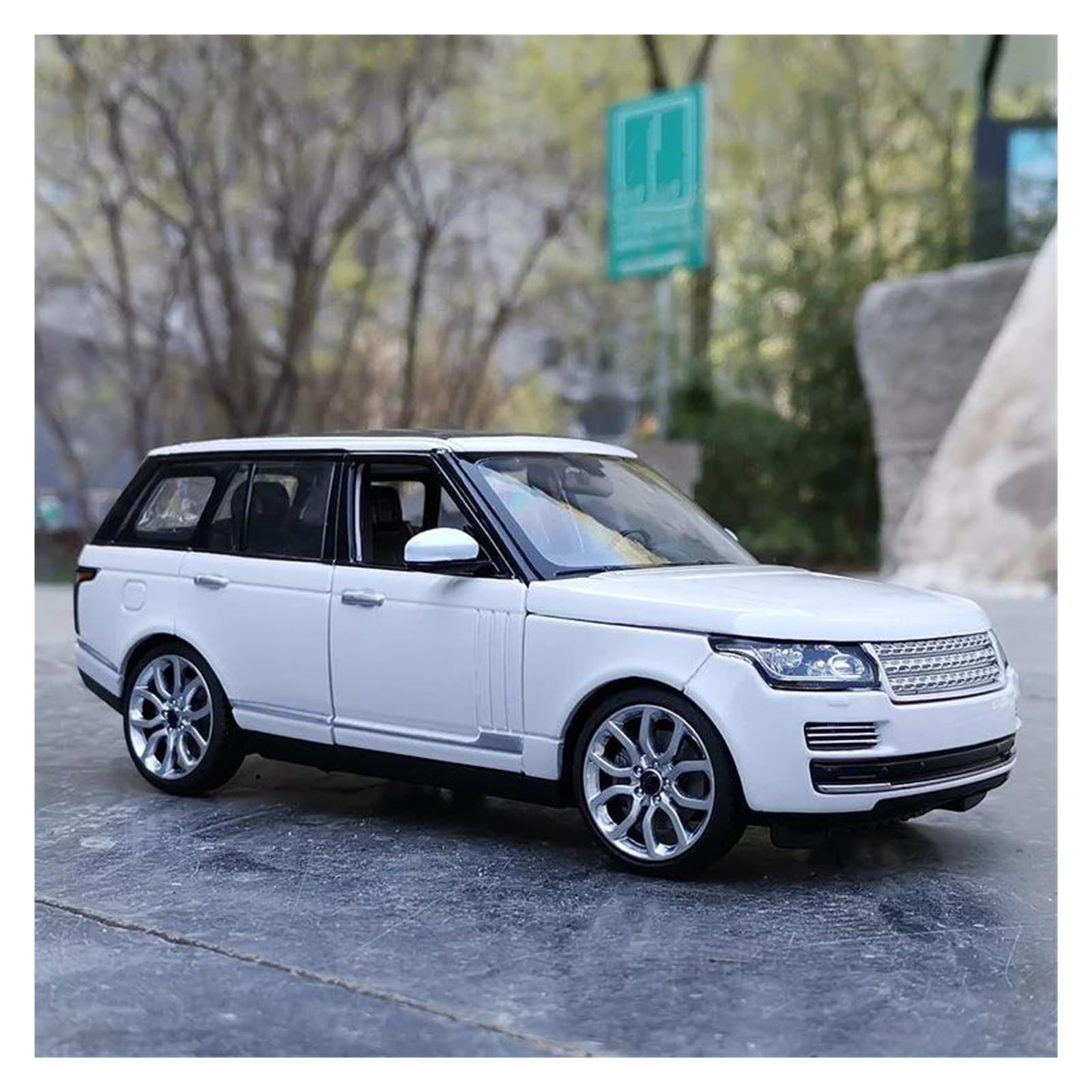 Btwodian Scale Model Car For Range Rover SUV Diecast Model Car