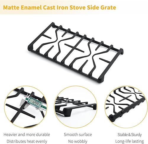 Miniatura 4 de WB31X27151 Piezas de repuesto de rejilla de estufa para GE Stove Parts WB31X24736 Rejilla de quemador para estufa General Electric Gas Range Parts