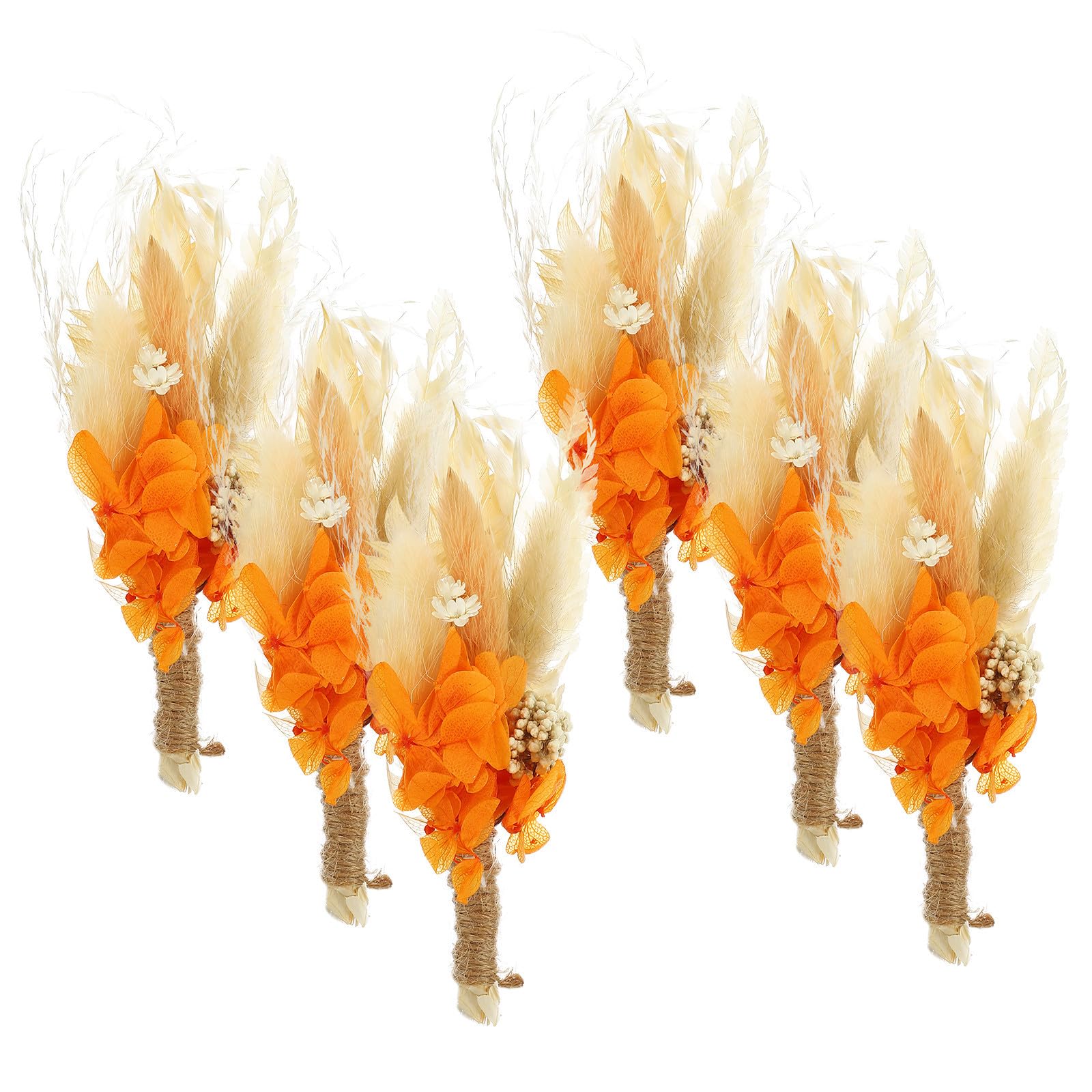 STOBAZA 2piezas Ramo De Flores Secas Mini Bouquet Decorativo para Bodas y Eventos De para Decoración del Hogar y Manualidades