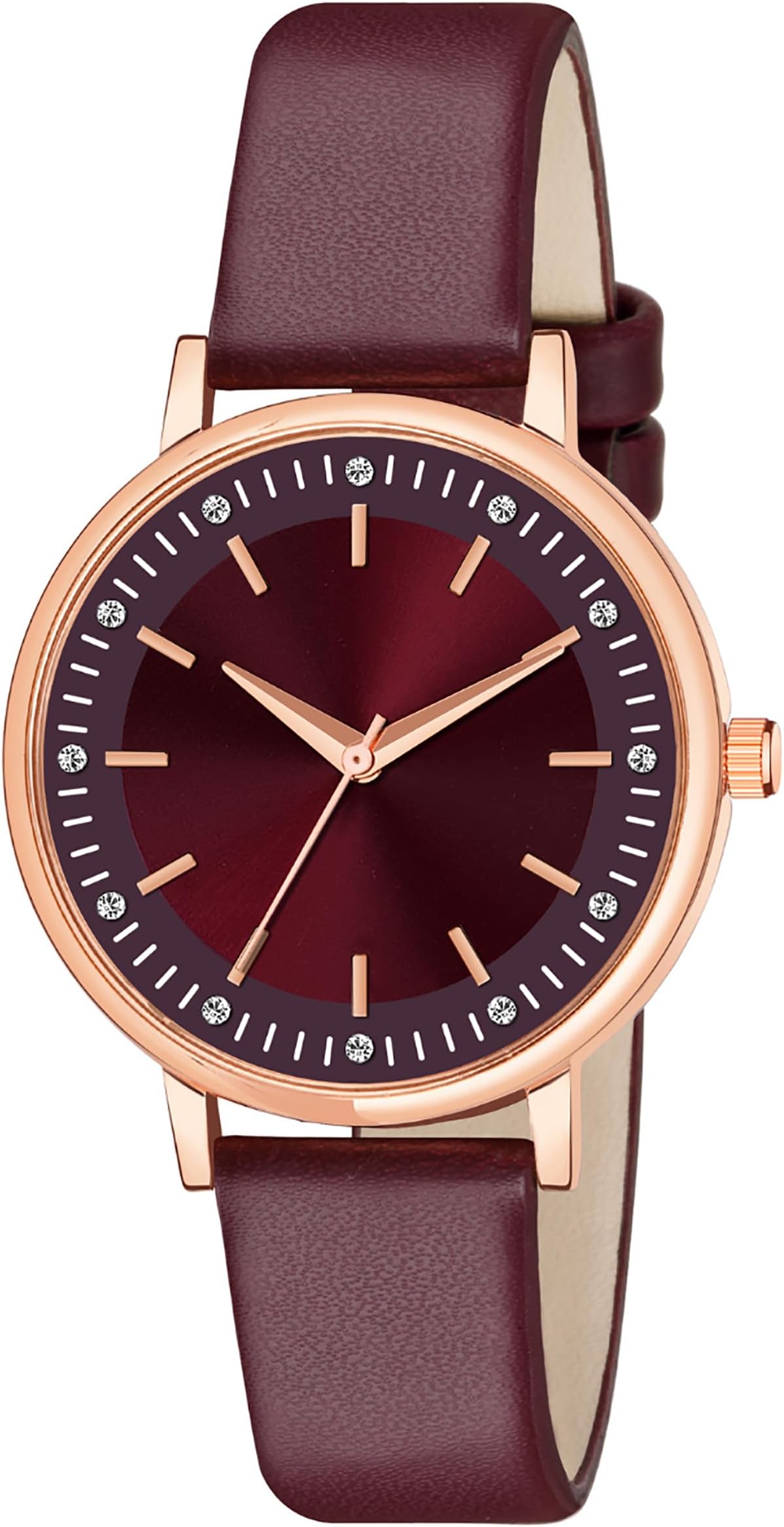 Leather Belt Ladies and Girls Analog Watch for Women