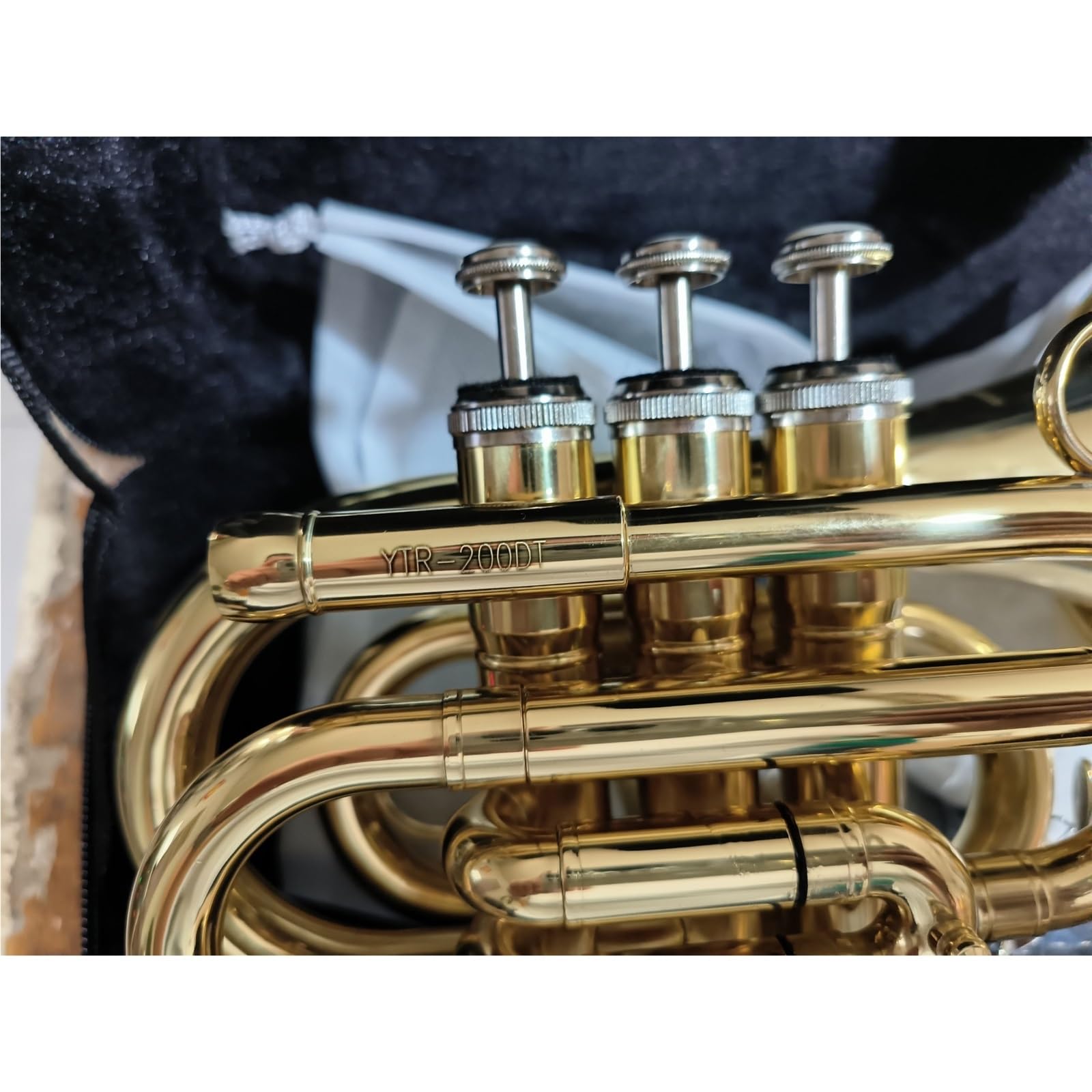 Trompeten Professionelle Trompete Für Anfänger In B-Tonart Mit Komplettem Zubehör(Gold Lacquer)