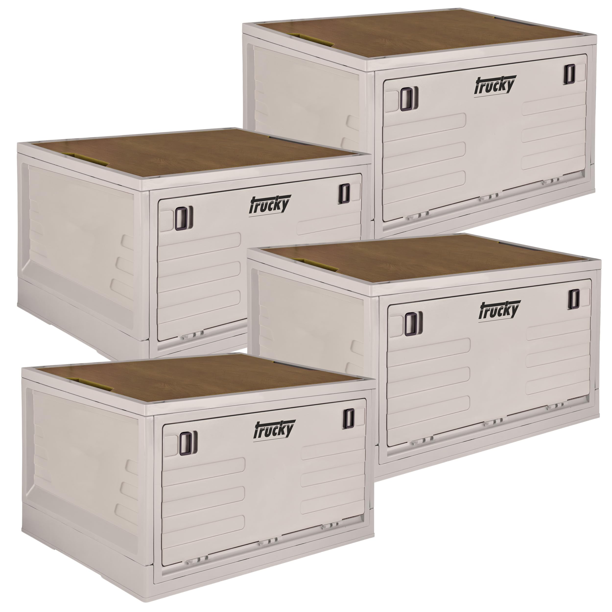 Caja de almacenamiento, caja de camping, caja plegable, caja de almacenamiento con tapa
