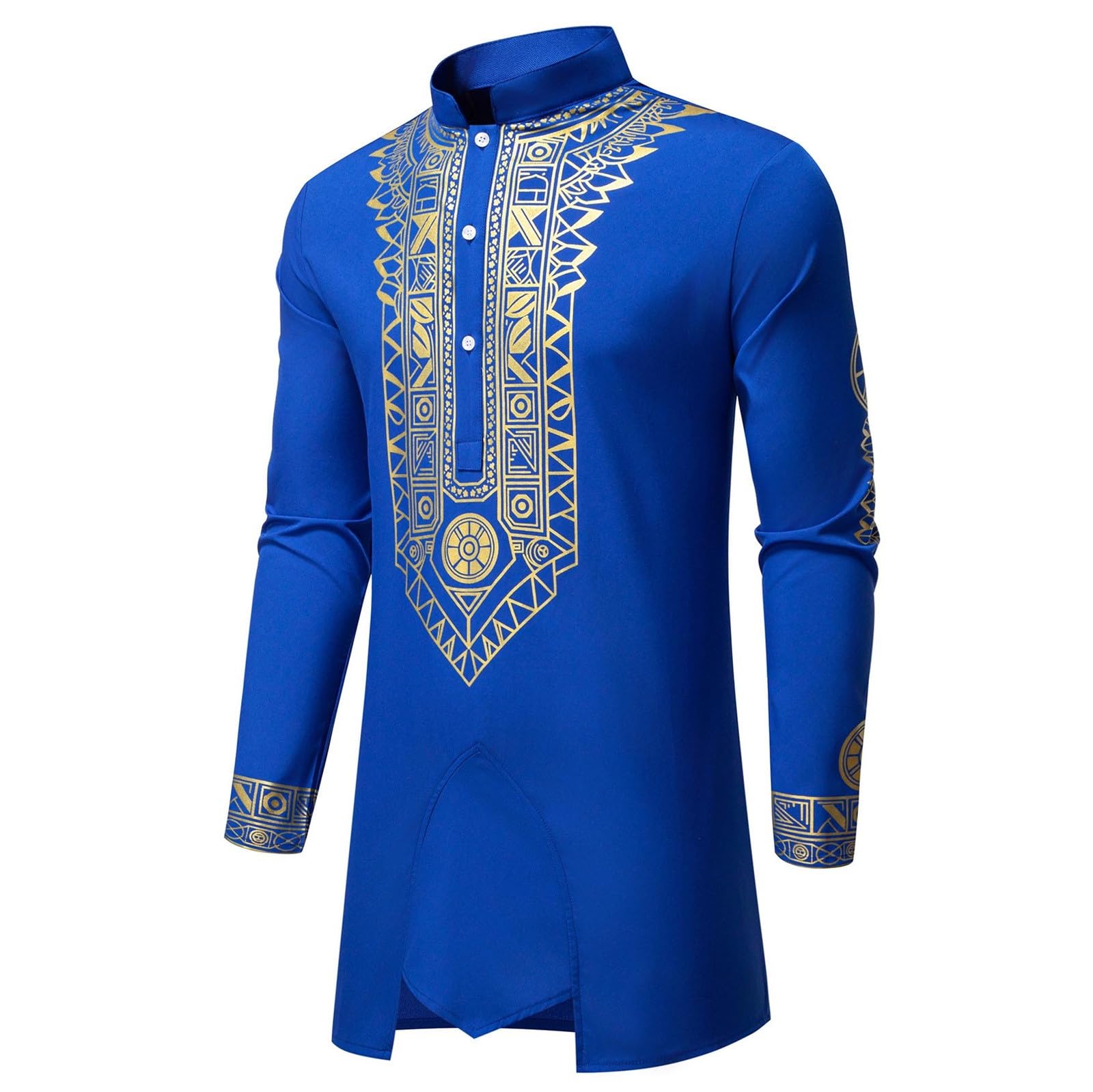 Conjunto de Camisa Informal Hombre Manga Larga con Botones Holgada Talla Verano