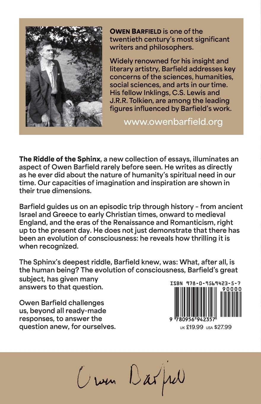 The Riddle of the Sphinx: Essays on the Evolution of Consciousness