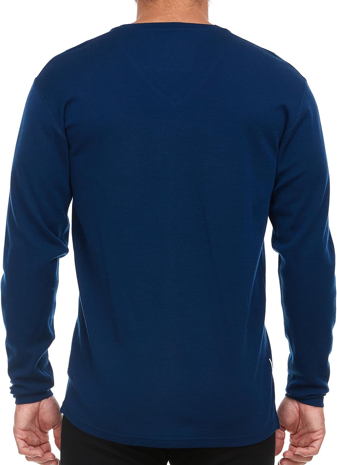Men's Long Sleeve V-Neck - 100% Merino Wool Base Layer - Casual Shirt - Under Layer - Midlayer
