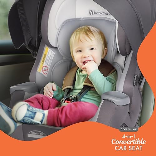 Miniatura 5 de Baby Trend Cover Me - Asiento de automóvil convertible 4 en 1 para niños pequeños, asiento de seguridad giratorio con toldo ajustableextraíble y 2