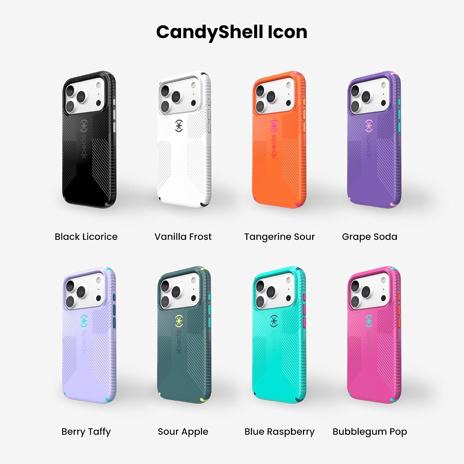 Speck CandyShell Icon with MagSafe for iPhone 18 Pro | Black Licorice