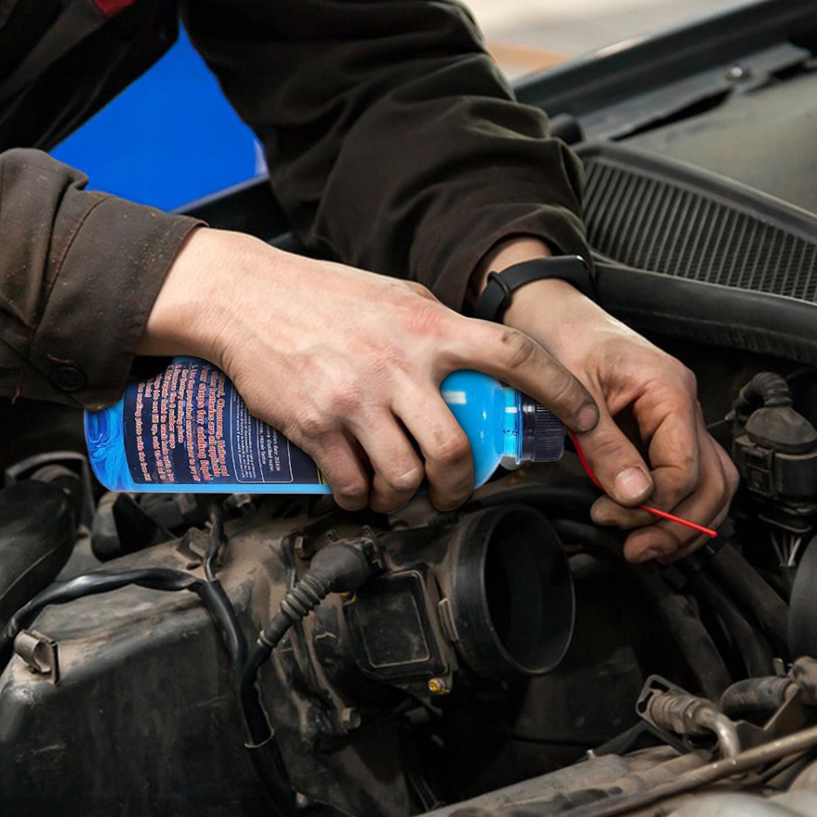 Solution pour la réparation de Batteries - 500 ML de Liquide de Restauration de Batterie et de désulfateur - pour Automobile, véhicules, mécanique, intérieur et extérieur