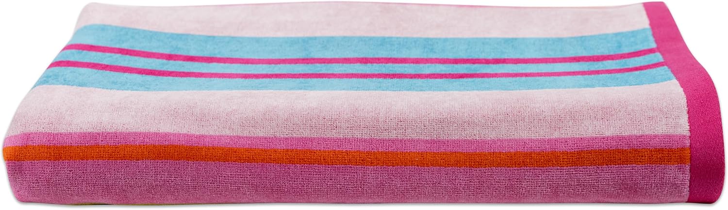 MyPillow Beach Towel 36" x 70" [Fiesta Pink, Two Sided]