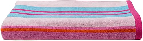 Miniatura 6 de MyPillow Toalla de playa de 36 x 70 pulgadas (rosa fiesta, dos caras)