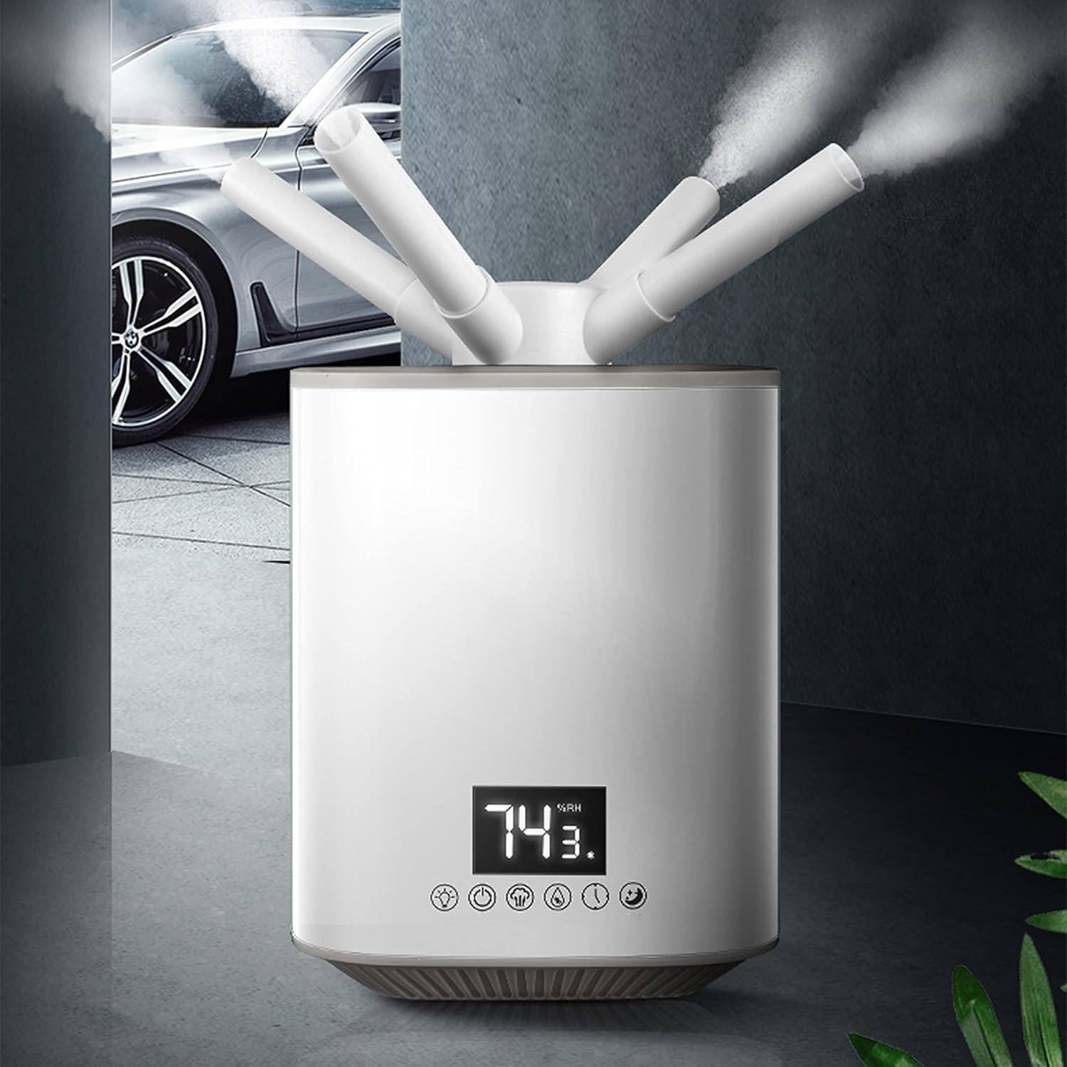 Industrial Household Commercial Humidifiers Top Fill Touch Screen Timing Function Intelligent Constant Humidity Infrared Remote Control Adjustable Mist Mode