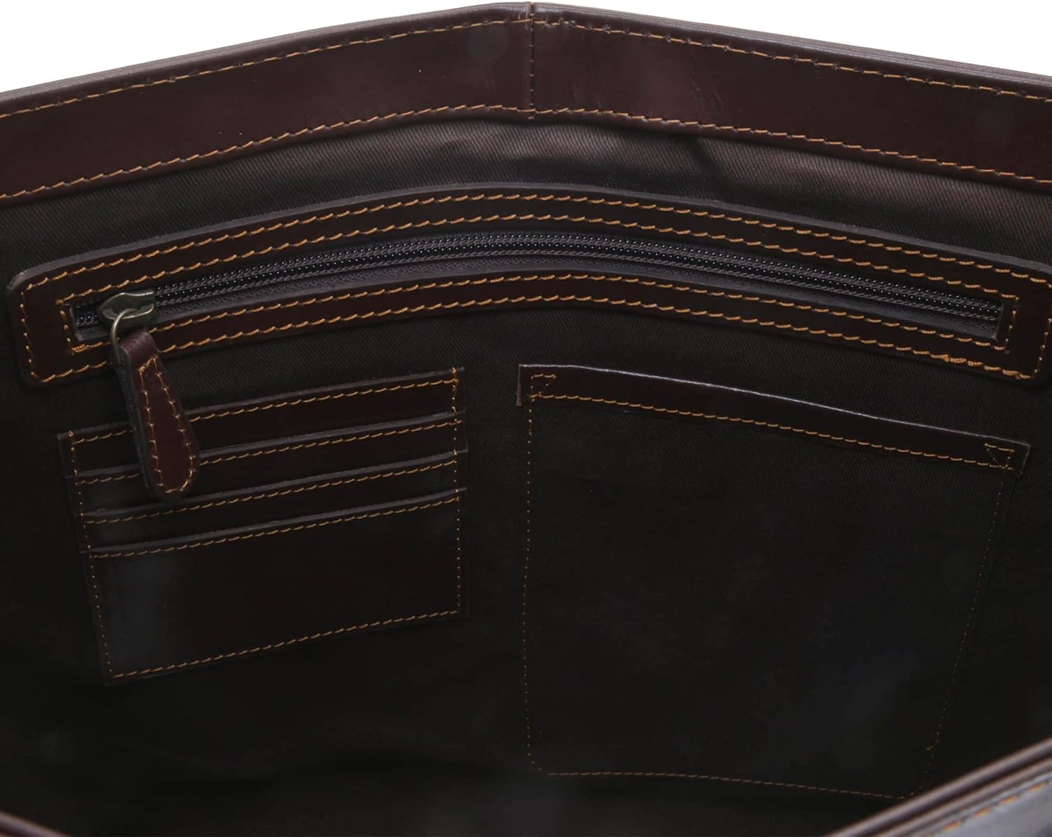 Style N Craft Soft Briefcase, Messenger Bag in Full Grain Leather - Image 6