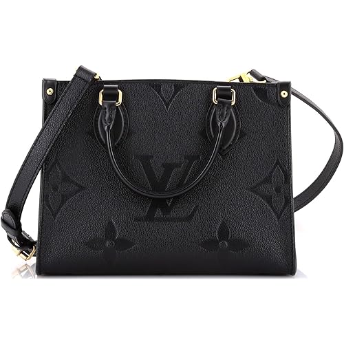 Louis Vuitton, Pre-Loved OnTheGo Tote Monogram Empreinte Giant PM, Black