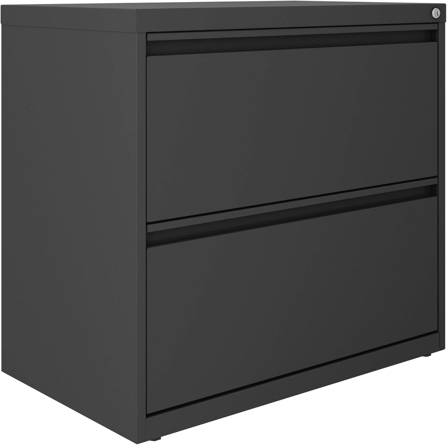 30 Inch Wide 2 Drawer 101 Home or Office Lateral File Cabinet, Charcoal