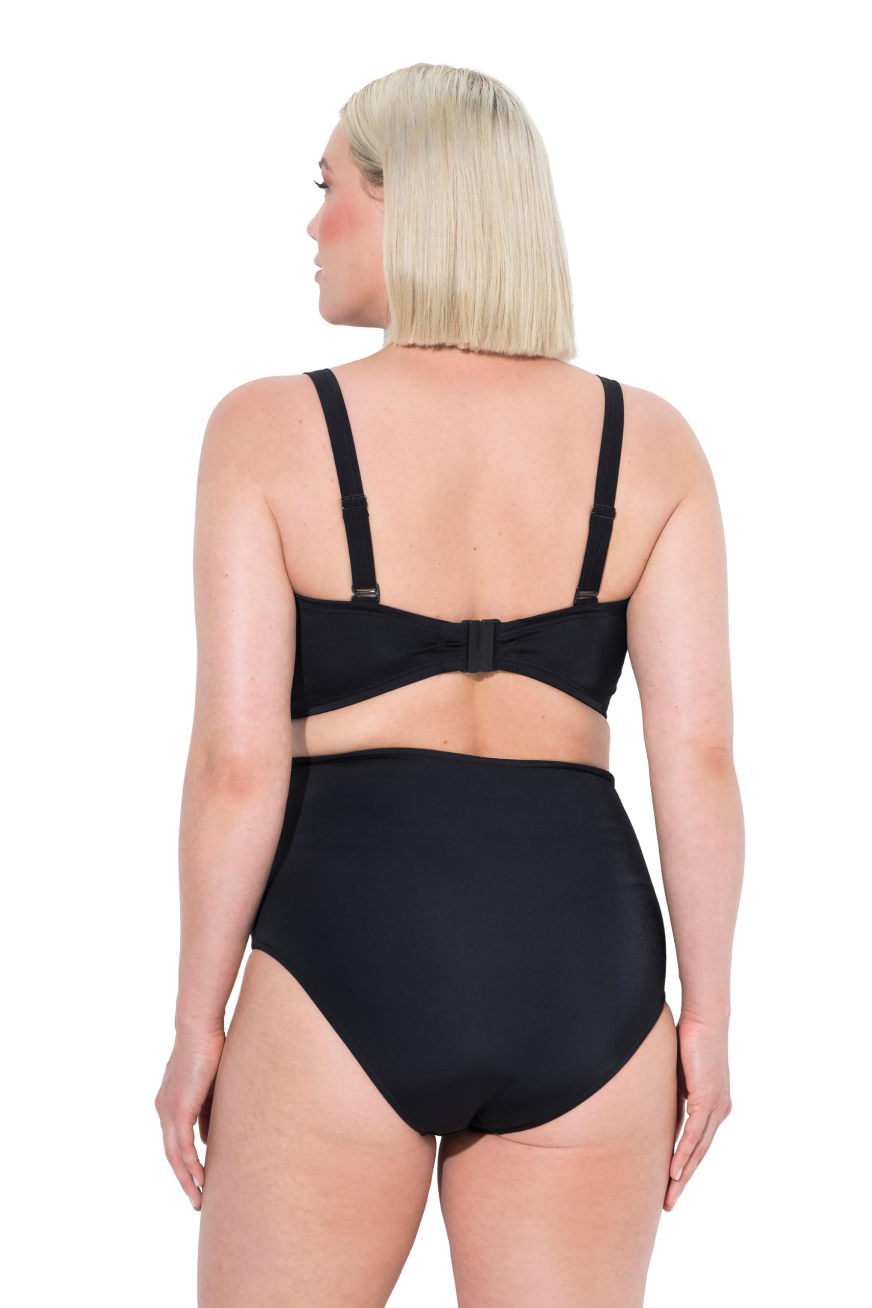 Ulla Popken Bikini Tina, Twist und Applikation Set Donna