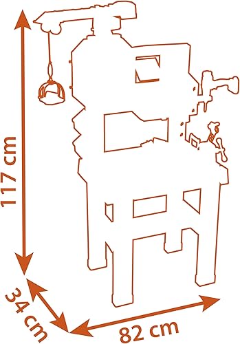 Miniatura 2 de Smoby Black and Decker - Banco de trabajo de construcción para niños, banco de trabajo de juguete con herramientas