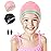 Aegend 2 Pack Kids Swim Cap for Girls Boys Age 8-15, Waterproof Swim Cap Kids Durable Silicone Kids Swimming Cap for Long Hair, Black Purple & Pink Green