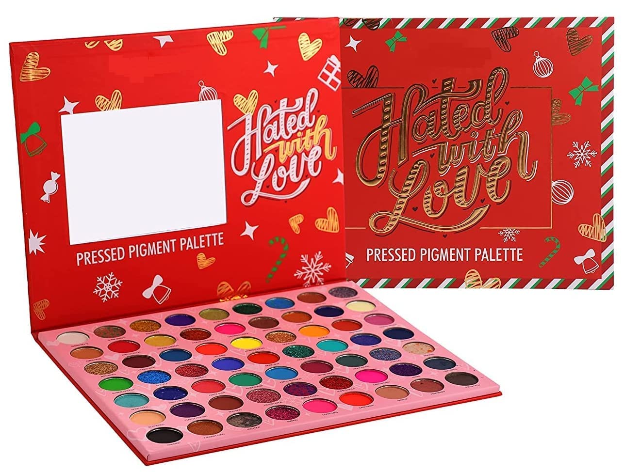 MF® 63 color eyeshadow Hated With Love Original Eyeshadow Palette - Long Lasting Waterproof Shades for Girls, Multicolor, Matte and Shimmery Finish-image-12