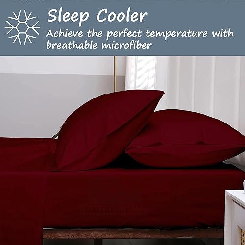 Miniatura 2 de Juego de sábanas de 72 x 75 pulgadas, tamaño King de 72 x 75 pulgadas, sábanas de microfibra prémium para caravanas, caravanas y remolques de viaje,