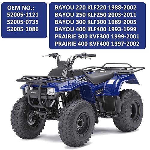 Miniatura 2 de Medidor de tapa de gas combustible para Kawasaki Bayou 220250300400 KLF220KLF250KLF300KLF400 Prairie 300400 KVF300KVF400 (OEM# 52005-1121 5) 2005