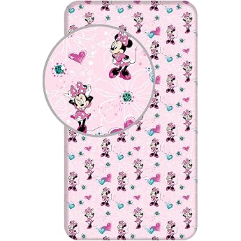 Jerry Fabrics Minnie Mouse Fitted Sheet 90 x 200 cm