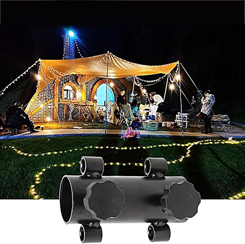 Miniatura 7 de Paquete de 2 soportes para tienda de campaña, soporte portátil para tienda de campaña, tubo de soporte de tienda de campaña al aire libre, sombra