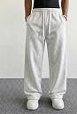 dockstreet Mens Open Bottom Wide Legged Sweatpants .24RTB0226D-OPEN-BOTTOM-MELANGE-MENOPEN Bottoms-42 gallery image