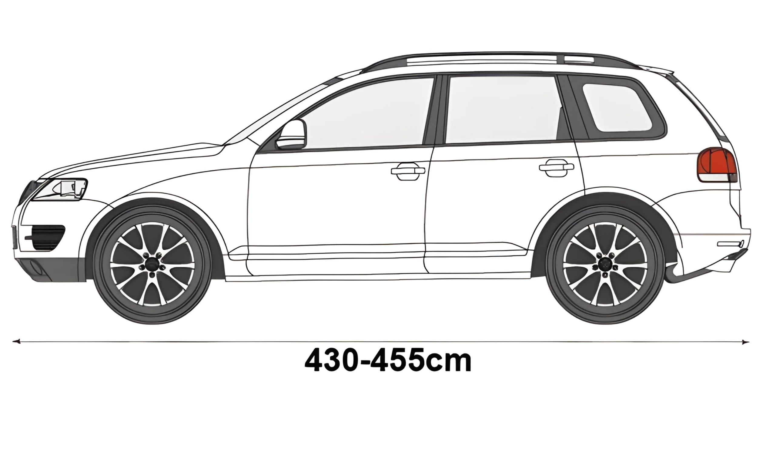 Pokrowiec przeciwgradowy na samochód antygradowy 7mm auto grad SUV MiniVan M2 430-455